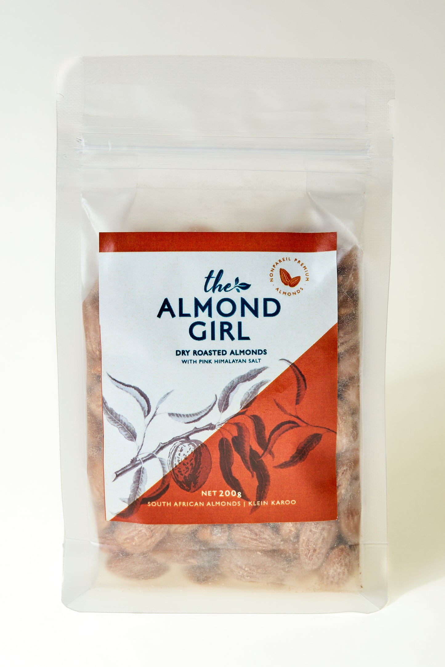 Dry Roasted Almonds with Pink Himalayan Salt