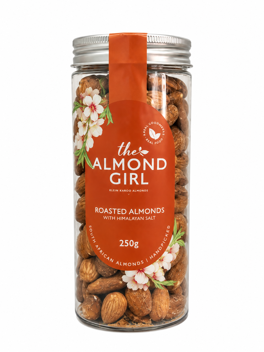 Dry Roasted Almonds with Pink Himalayan Salt